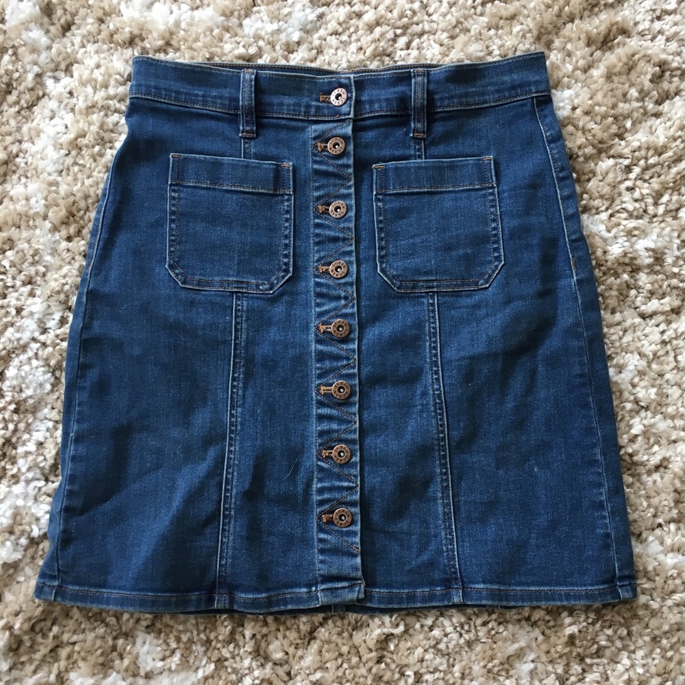 J Crew denim skirt